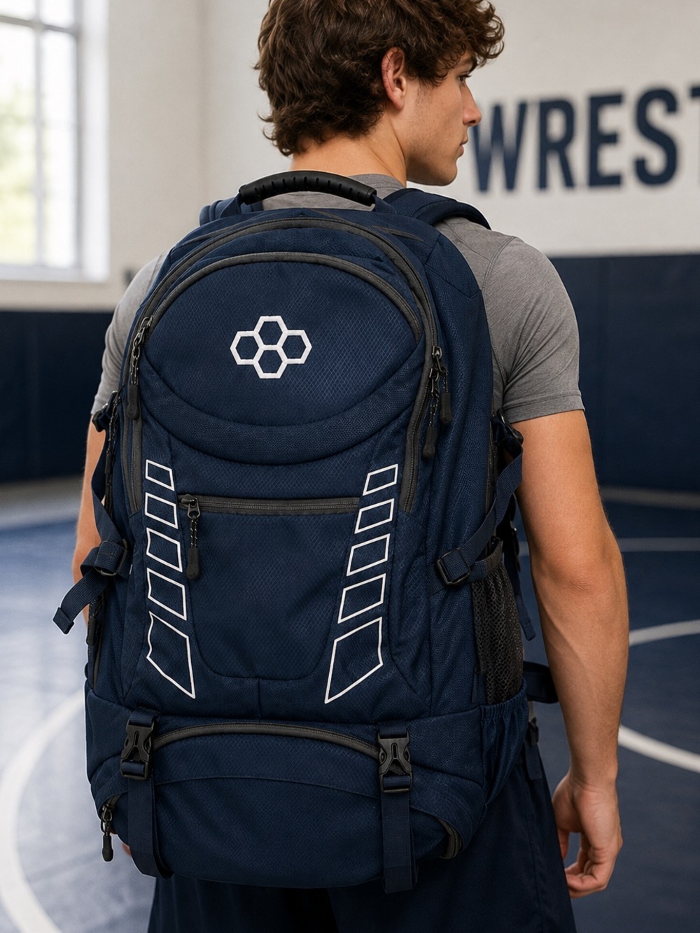 Rudis Genesis Gearpack IV Wrestling Backpack Navy 35L Gear Bag